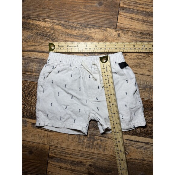 Volcom Baby Boys Outfit Set 12M – White Button-Up Shirt & Shorts Matching Set - Picture 3 of 8